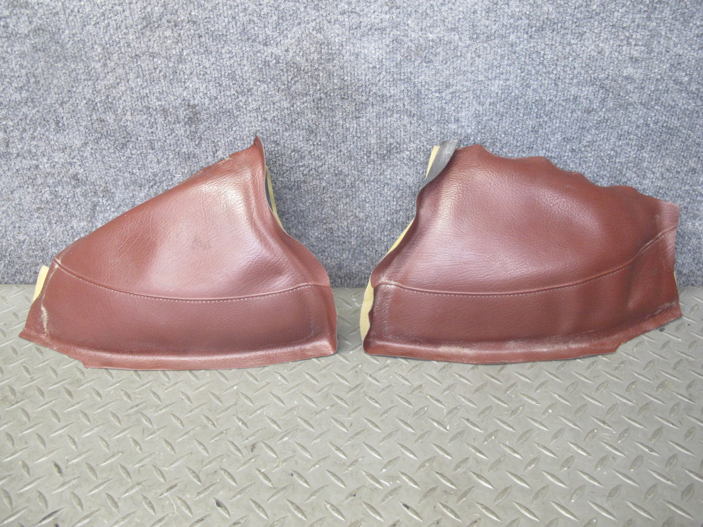 84-85 Mazda RX7 FB Rear Left Right Trunk Interior Quarter Trim Cover Set RED OEM