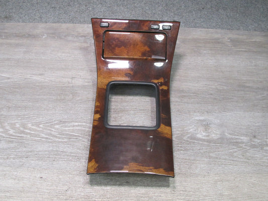 95-97 Lexus LS400 Center Console Shifter Wood Trim w TRC Heated Seat Switch OEM