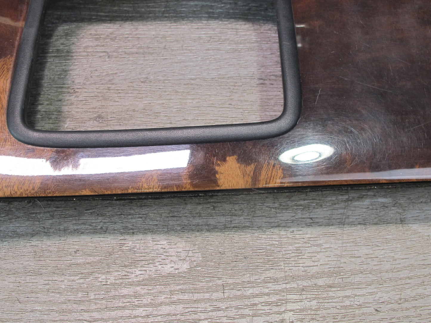 95-97 Lexus LS400 Center Console Shifter Wood Trim w TRC Heated Seat Switch OEM