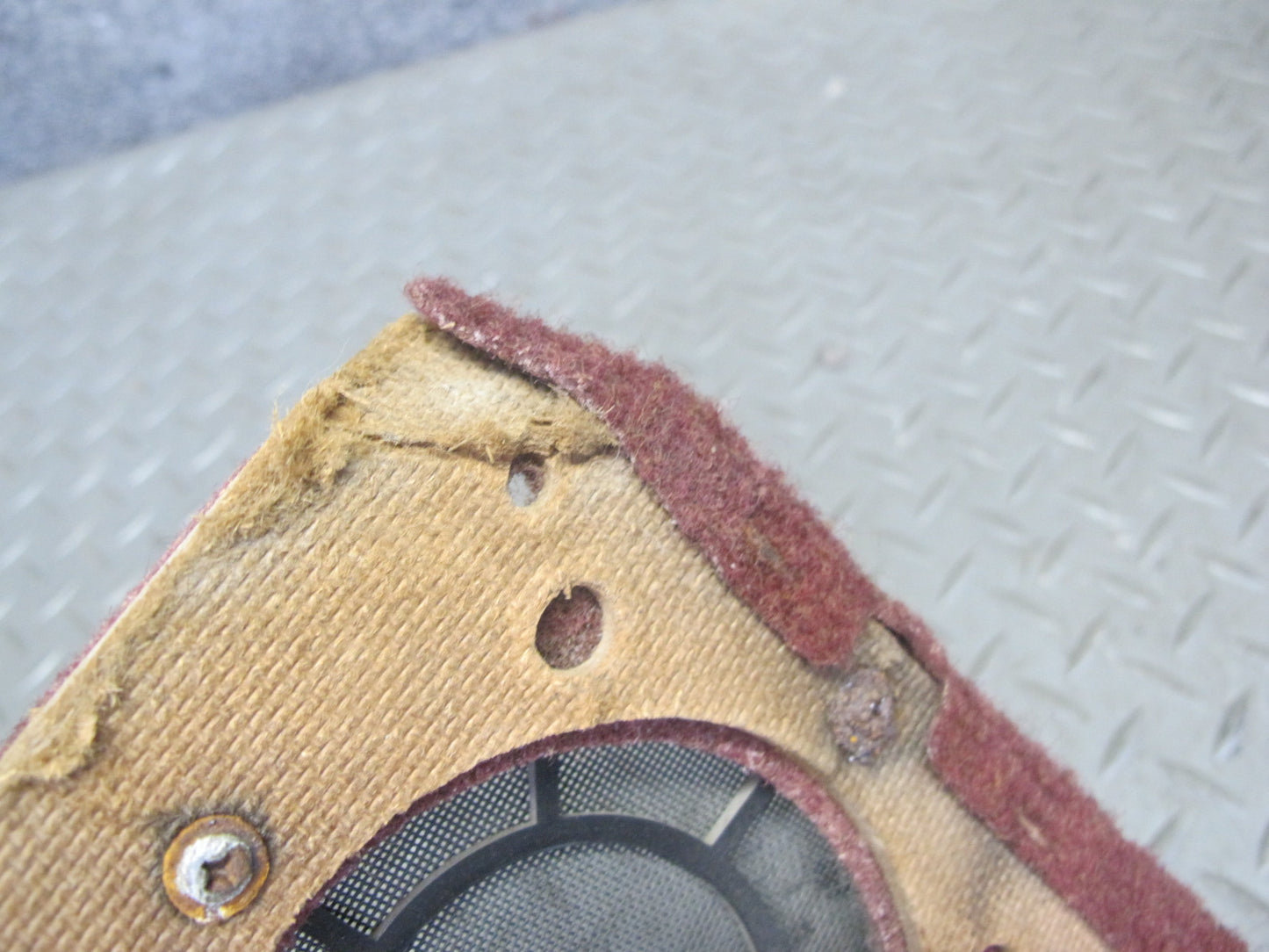 84-85 Mazda RX7 FB Front Left & Right Lower Kick Trim Cover Panel Set RED OEM