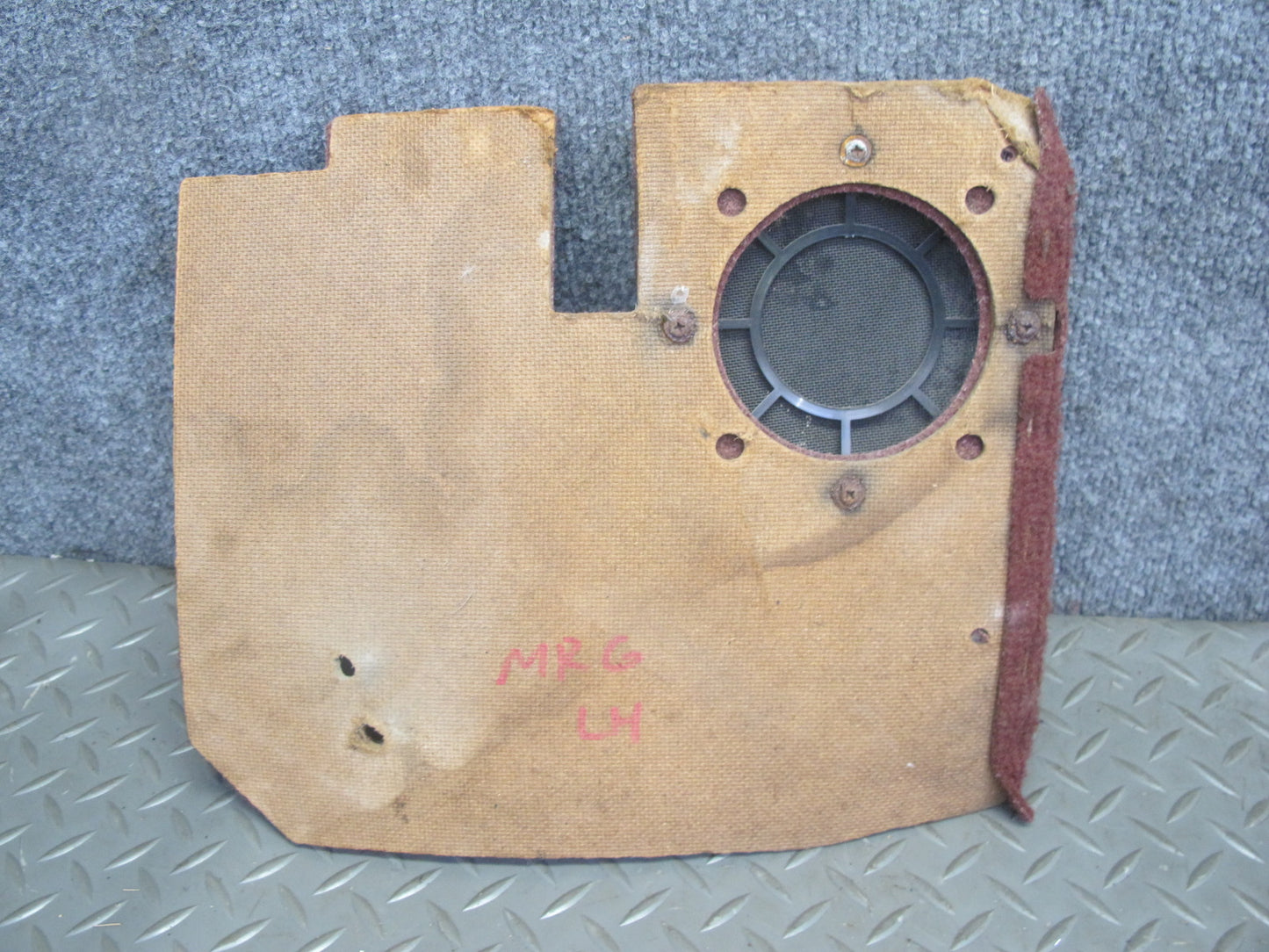 84-85 Mazda RX7 FB Front Left & Right Lower Kick Trim Cover Panel Set RED OEM