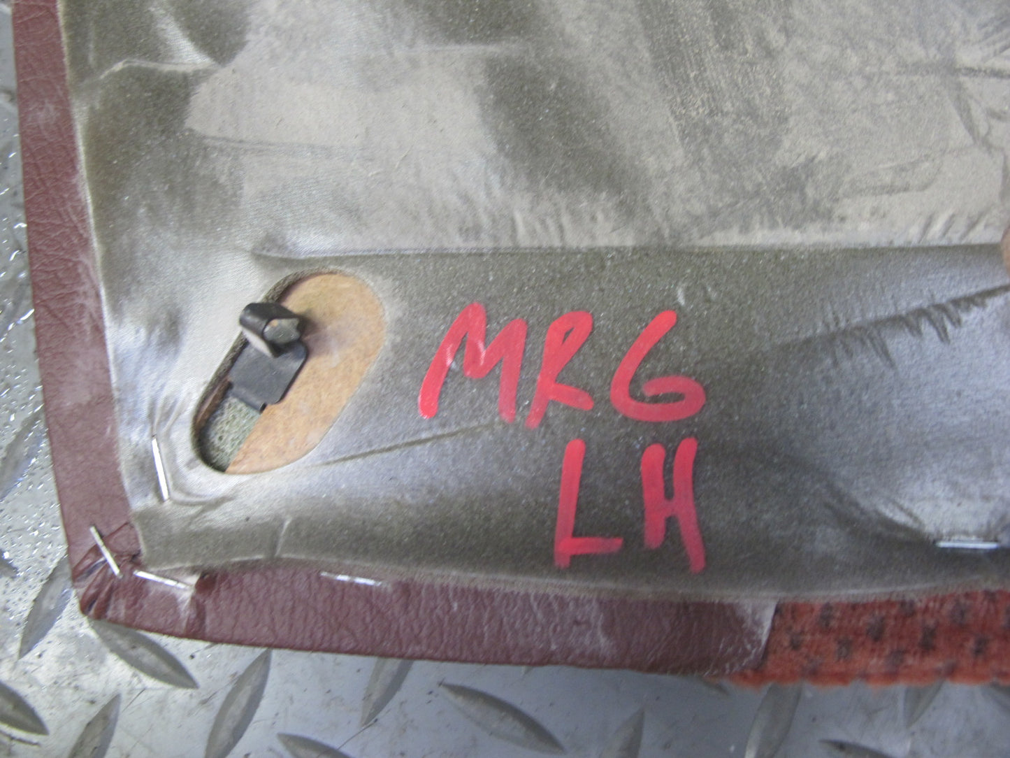 84-85 Mazda RX7 FB Set of 4 Upper & Lower B Pillar Trim Panel Cover RED OEM