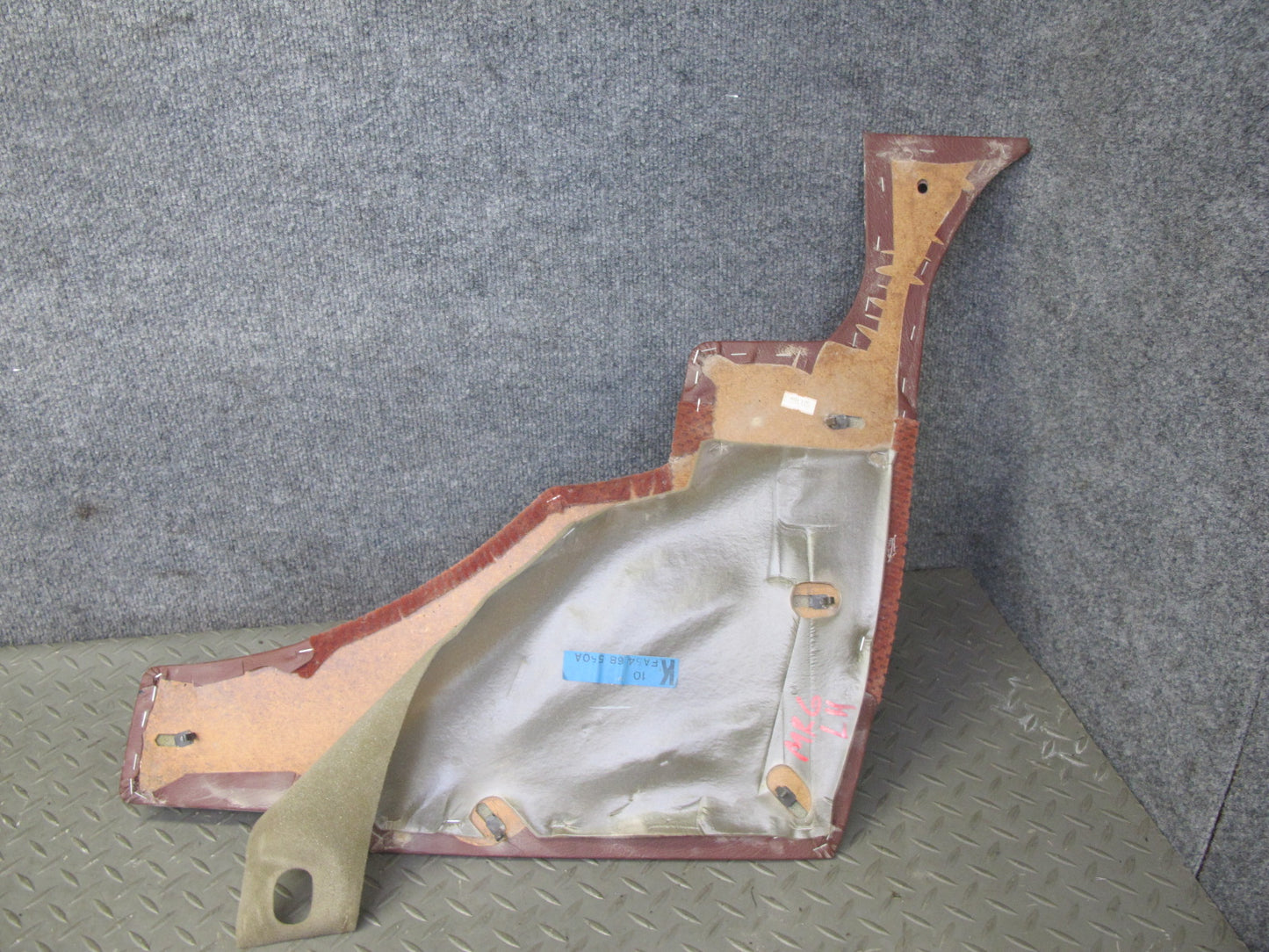 84-85 Mazda RX7 FB Set of 4 Upper & Lower B Pillar Trim Panel Cover RED OEM