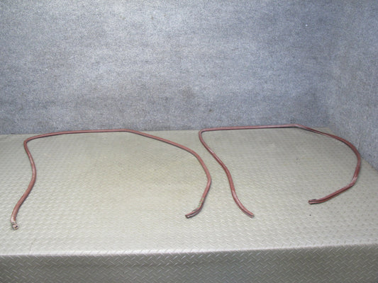 84-85 Mazda RX7 FB Set of 2 Left & Right Door Weatherstrip Rubber Seal RED OEM