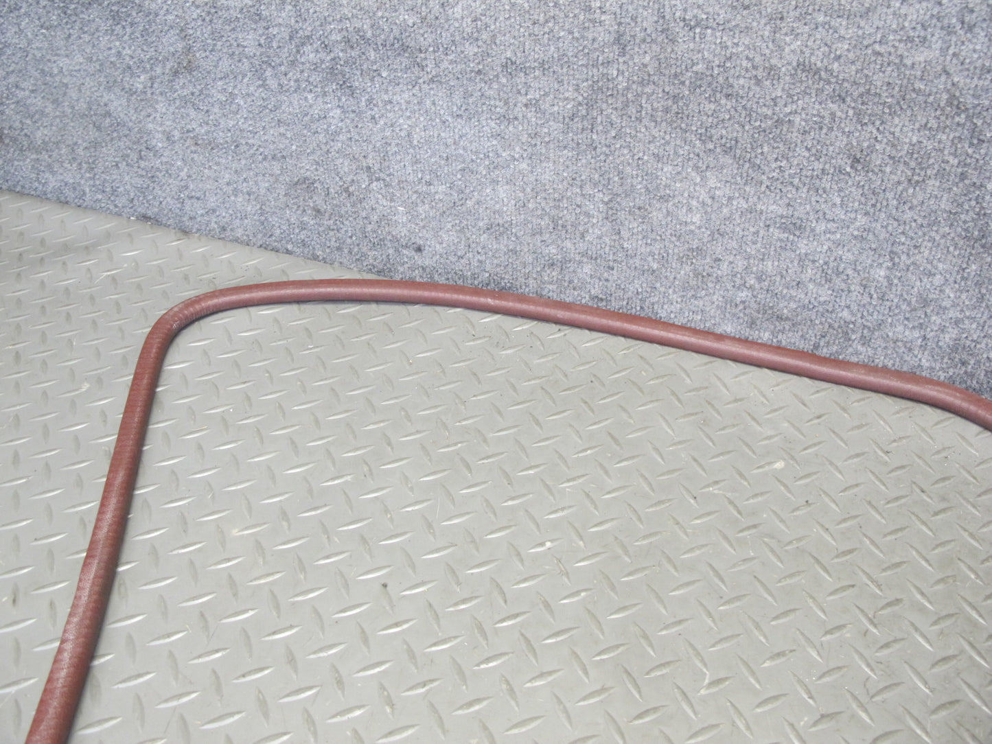 84-85 Mazda RX7 FB Set of 2 Left & Right Door Weatherstrip Rubber Seal RED OEM