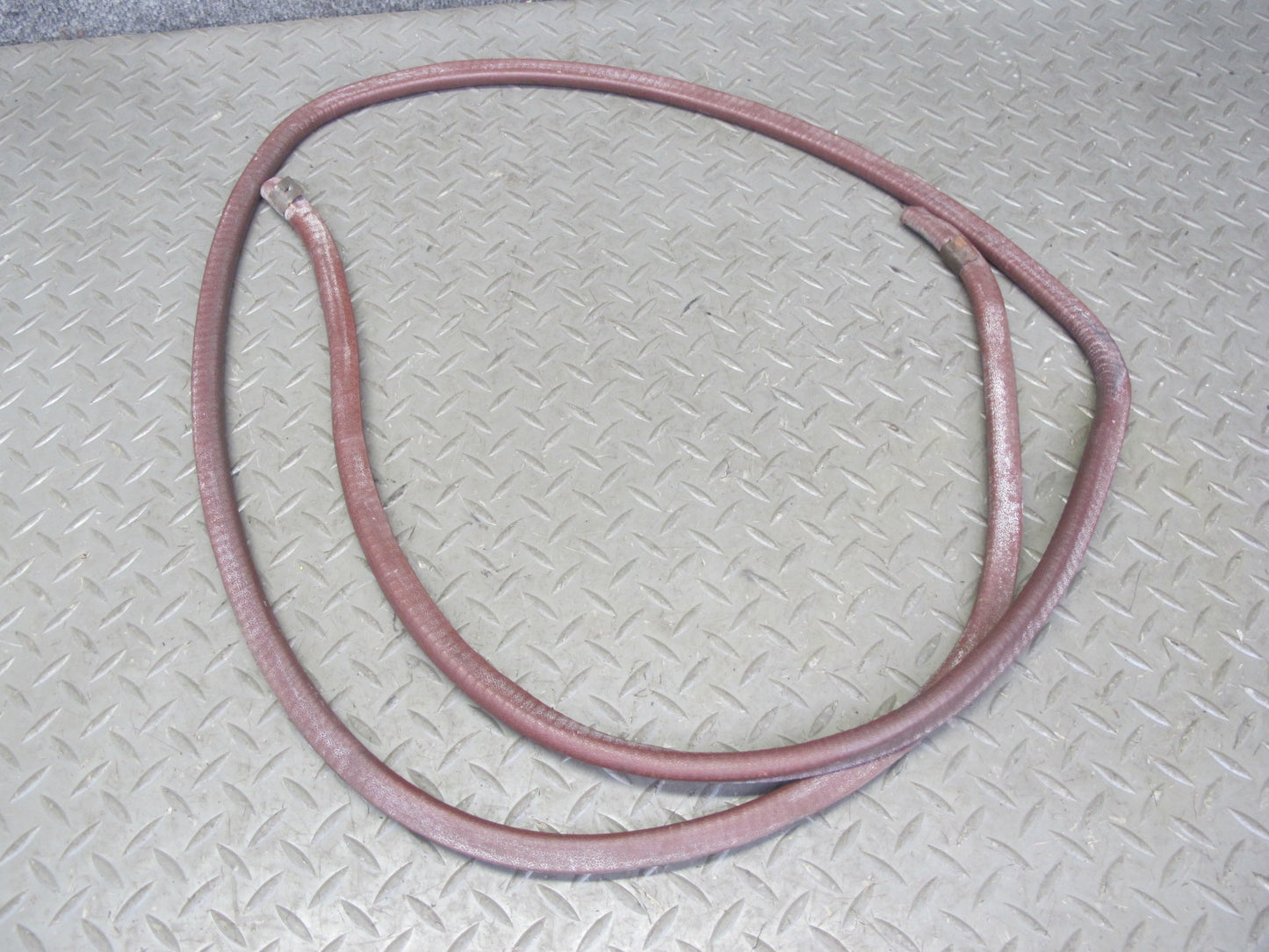 84-85 Mazda RX7 FB Set of 2 Left & Right Door Weatherstrip Rubber Seal RED OEM
