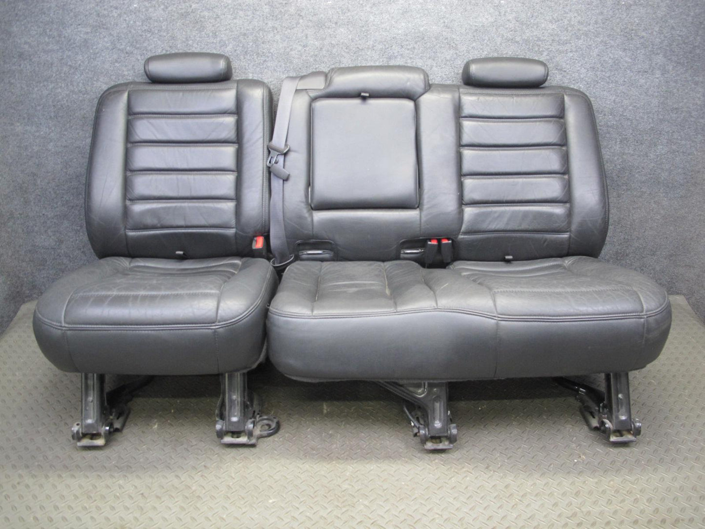 2005-2007 Hummer H2 SUT Front & Rear Left Right Side Leather Black Seat Set