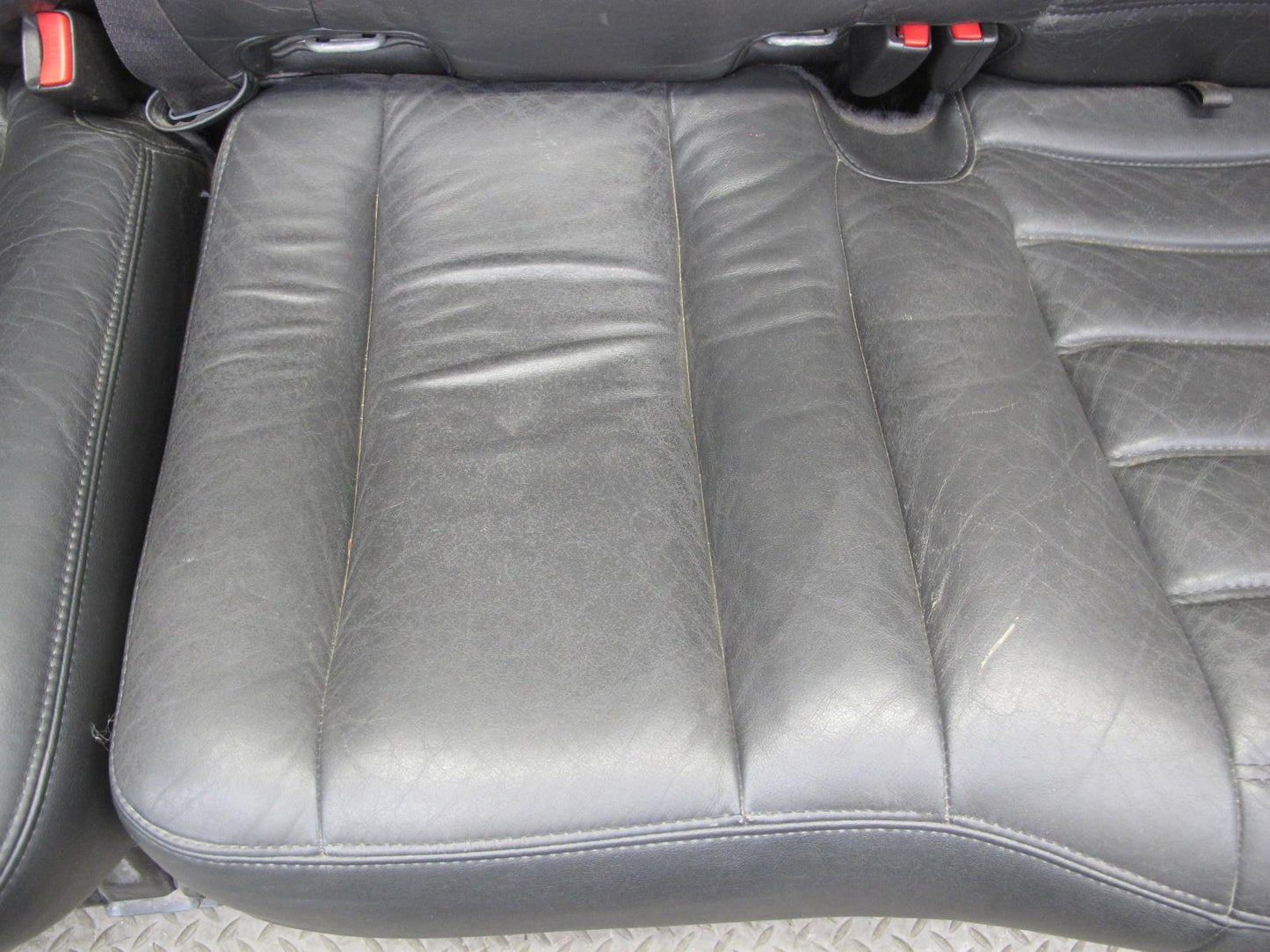 2005-2007 Hummer H2 SUT Front & Rear Left Right Side Leather Black Seat Set