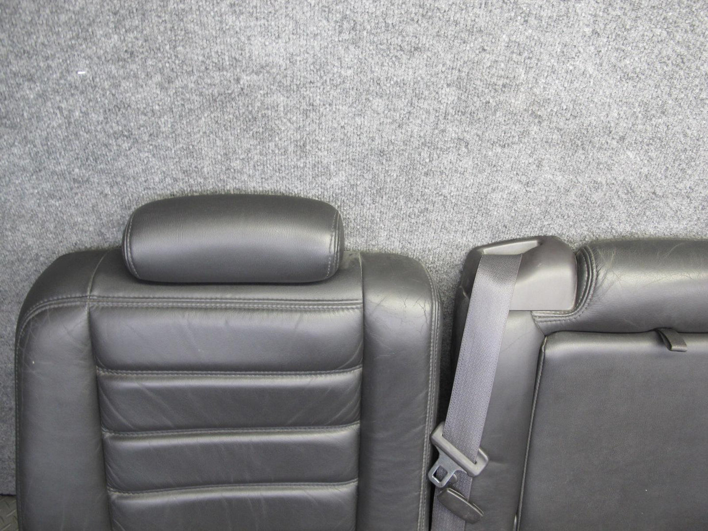 2005-2007 Hummer H2 SUT Front & Rear Left Right Side Leather Black Seat Set