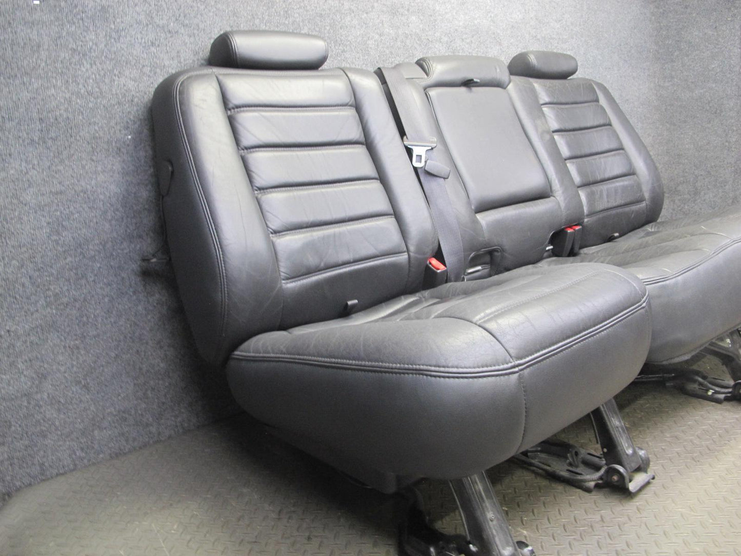 2005-2007 Hummer H2 SUT Front & Rear Left Right Side Leather Black Seat Set