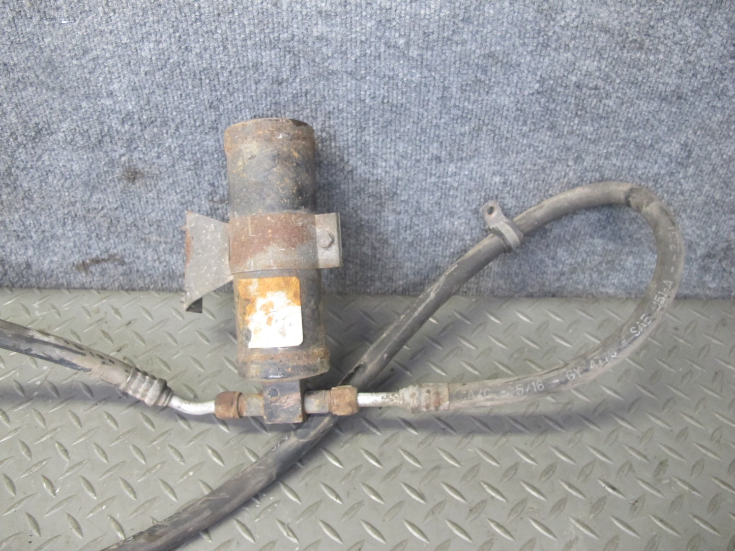 1985 Mazda RX7 FB 12A AT A/C Air Conditioning Condenser Hose Pipe Dryer Set OEM