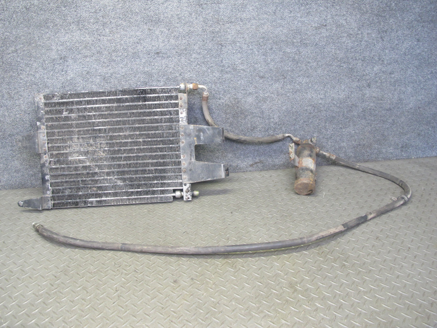 1985 Mazda RX7 FB 12A AT A/C Air Conditioning Condenser Hose Pipe Dryer Set OEM