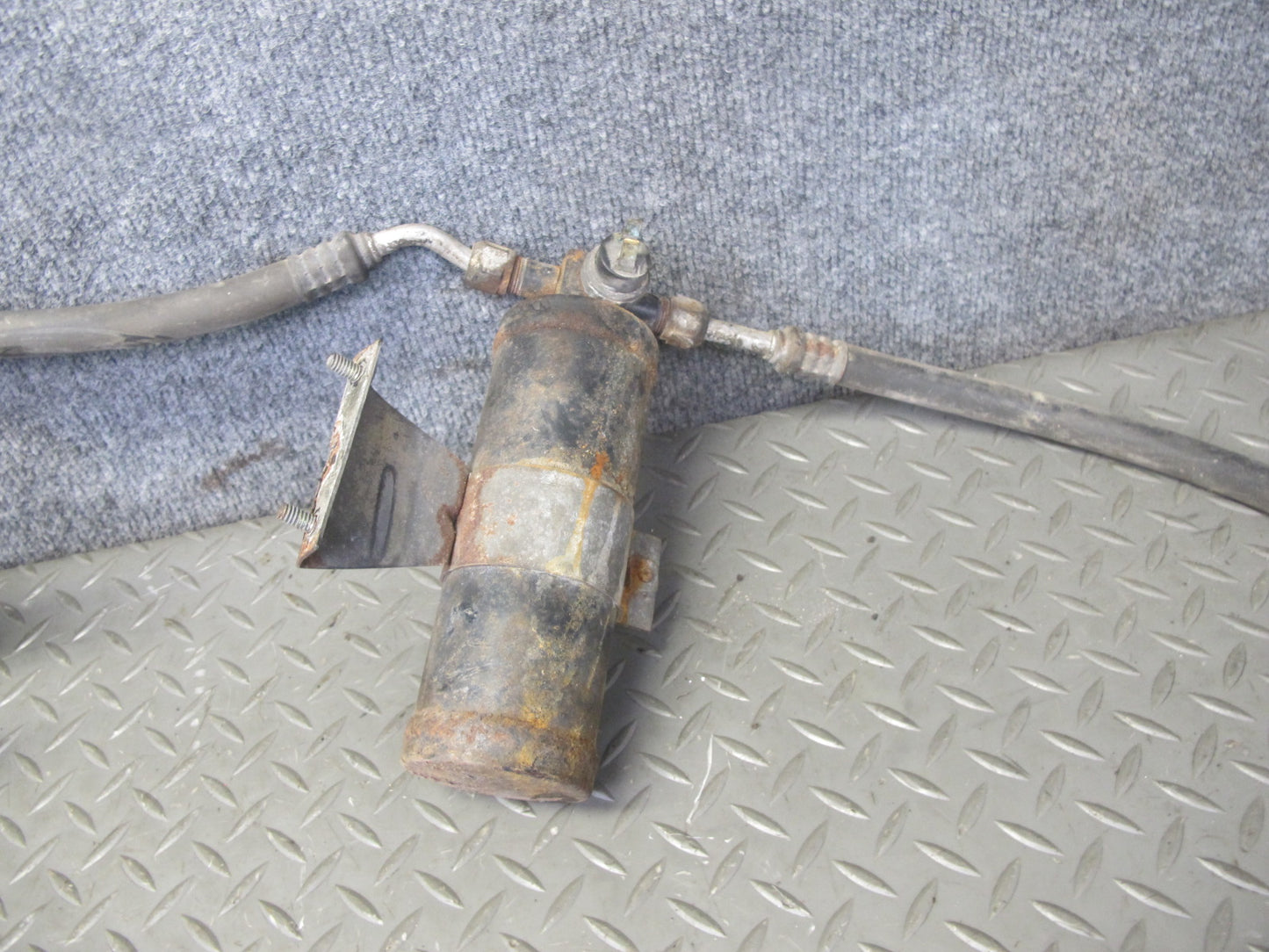 1985 Mazda RX7 FB 12A AT A/C Air Conditioning Condenser Hose Pipe Dryer Set OEM