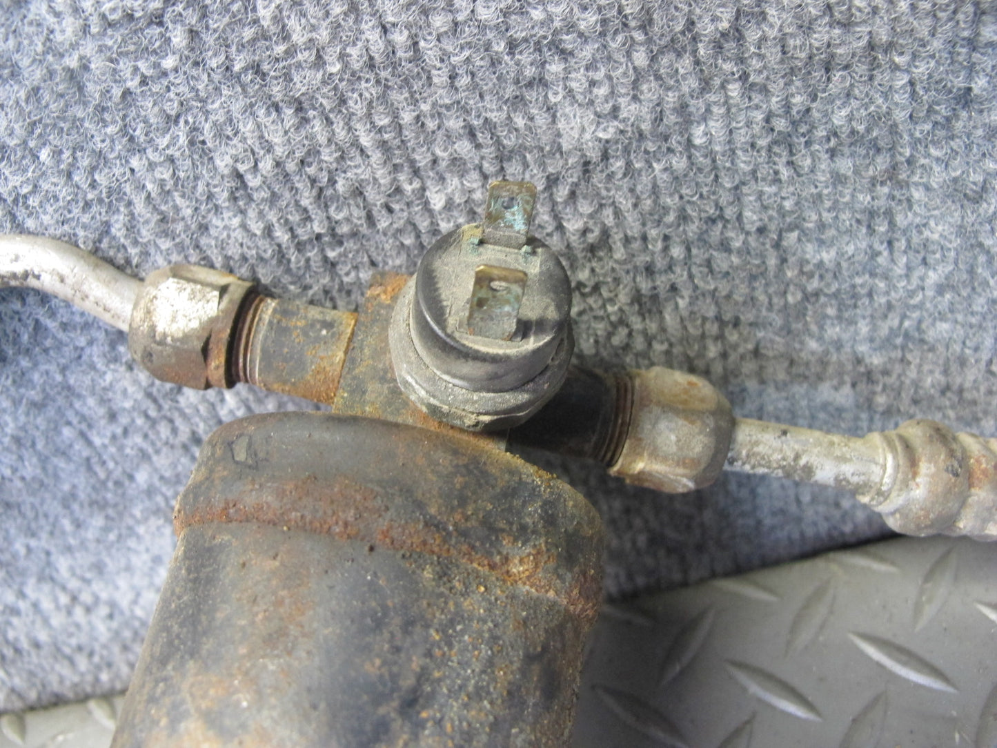 1985 Mazda RX7 FB 12A AT A/C Air Conditioning Condenser Hose Pipe Dryer Set OEM