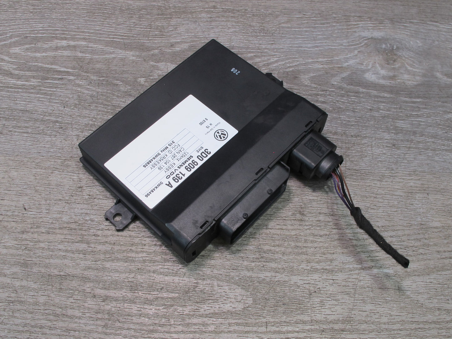 2003-2006 Porsche Cayenne 955 Keyless Entry Control Module 3D0909139A