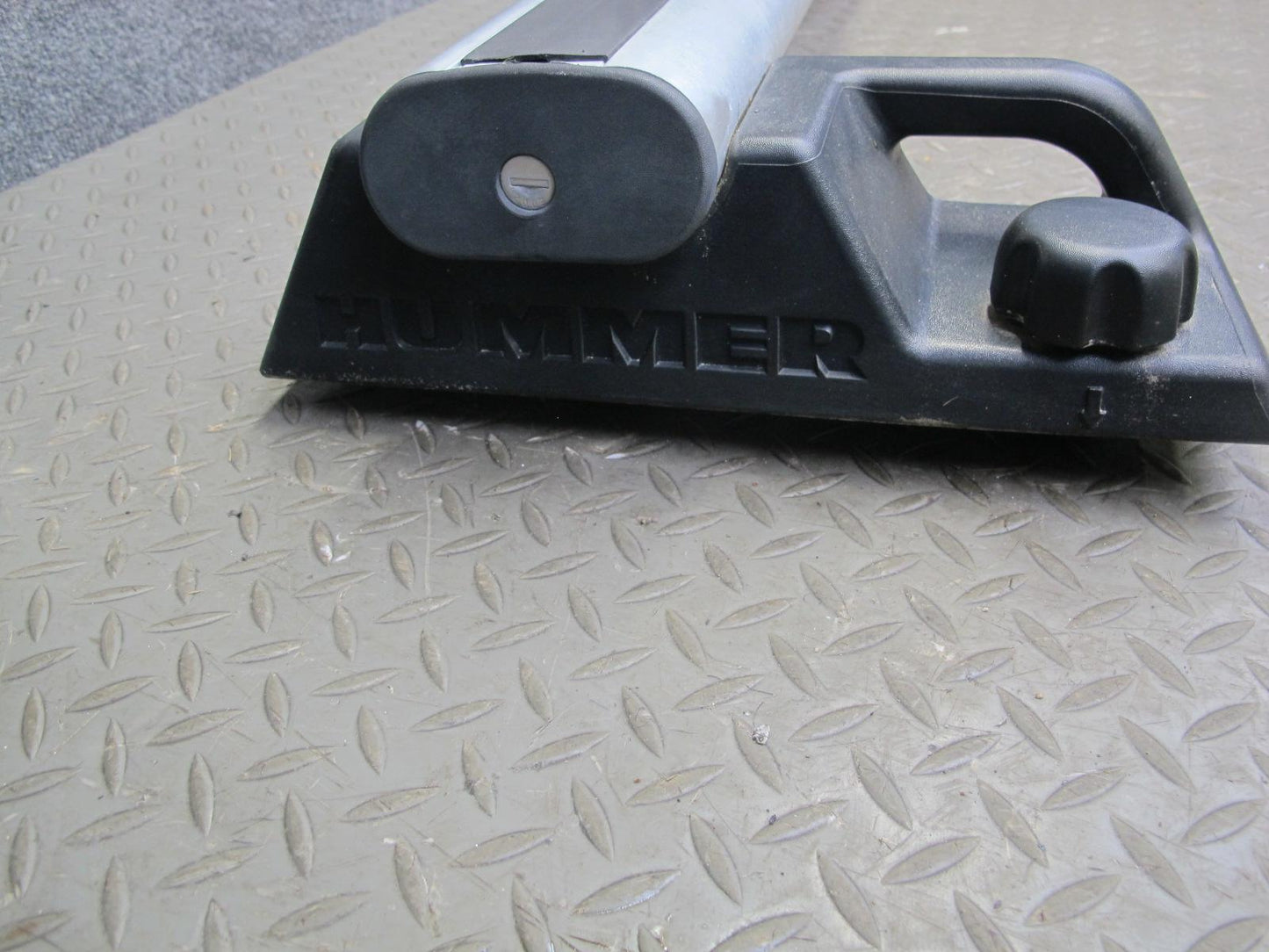 2003-2009 Hummer H2 Upper Roof Luggage Rack Rail Cross Cargo Bar Set
