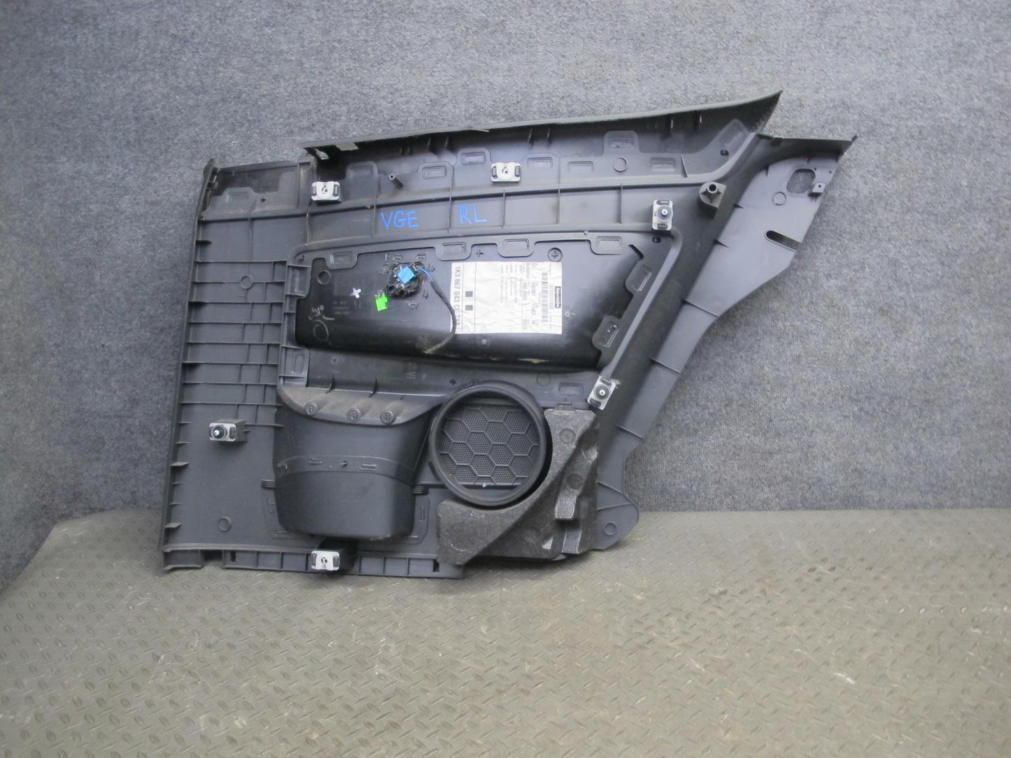06-09 VW R32 GTI Rabbit 2-DR Rear Left Right Interior Quarter Trim Panel Set OEM