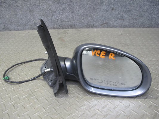 06-09 VW Rabbit GTI R32 Right Door Side View Power Heated Mirror United Gray OEM