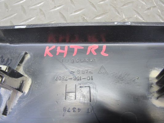 2003-2007 Hummer H2 Rear Door Window Upper Trim Cover Panel Set of 2