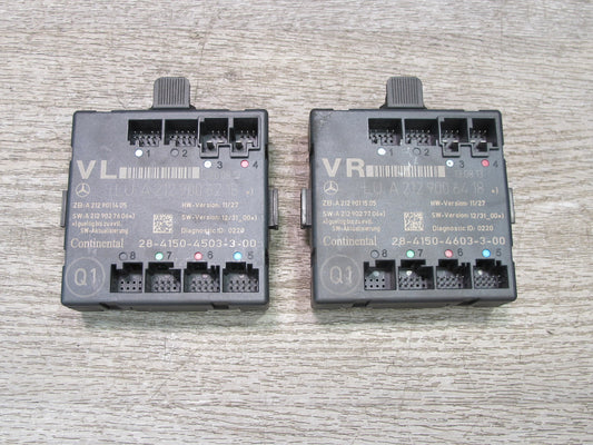 2012-2016 Mercedes R172 SLK Front Left & Right Side Door Control Module Unit Set