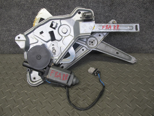 89-95 BMW E34 5-SERIES Rear Right Door Window Regulator w Motor OEM