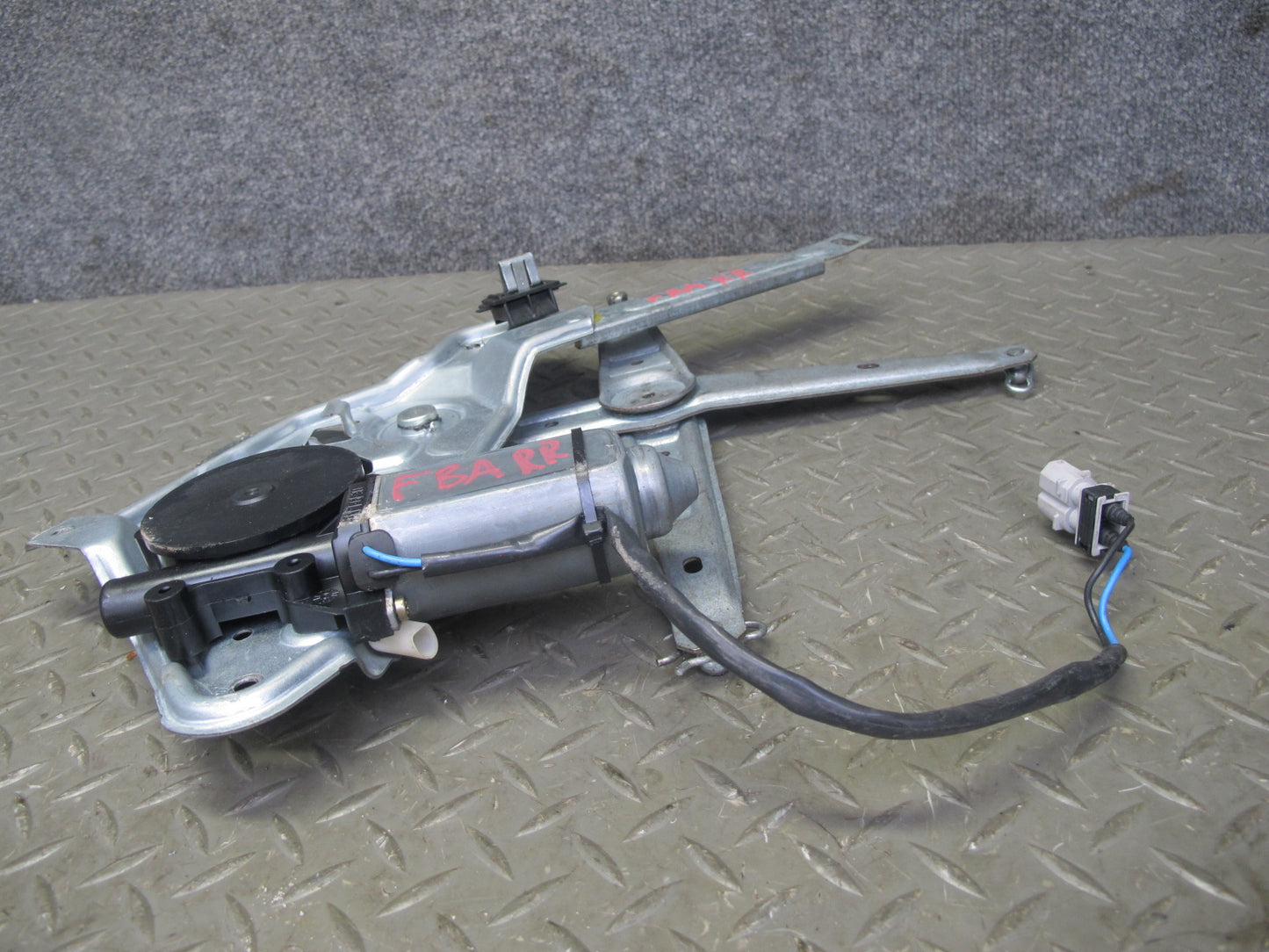 89-95 BMW E34 5-SERIES Rear Right Door Window Regulator w Motor OEM