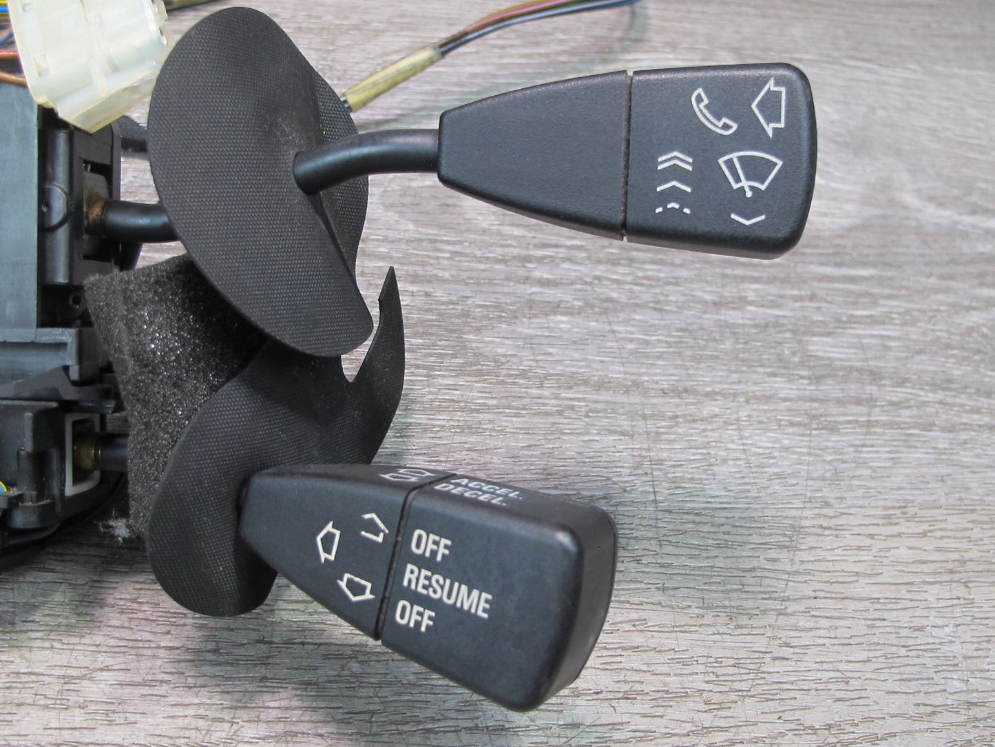 92-95 BMW E34 Sedan Steering Column Wiper Turn Signal Cruise Adjust Switch OEM
