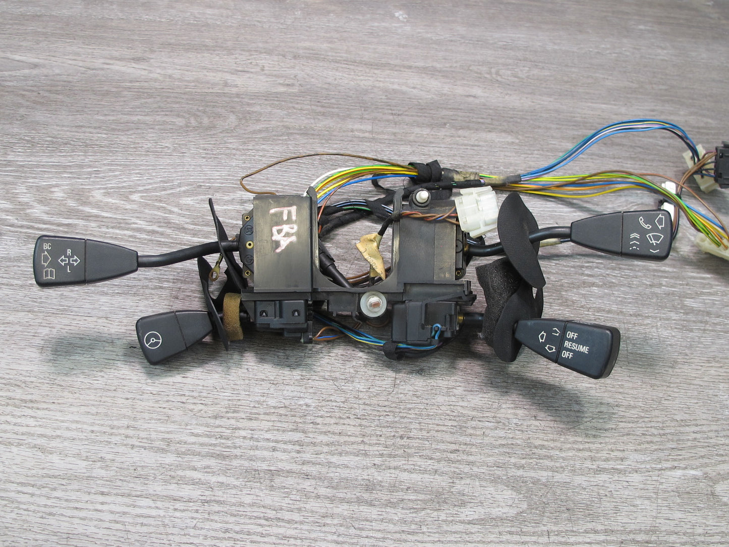 92-95 BMW E34 Sedan Steering Column Wiper Turn Signal Cruise Adjust Switch OEM