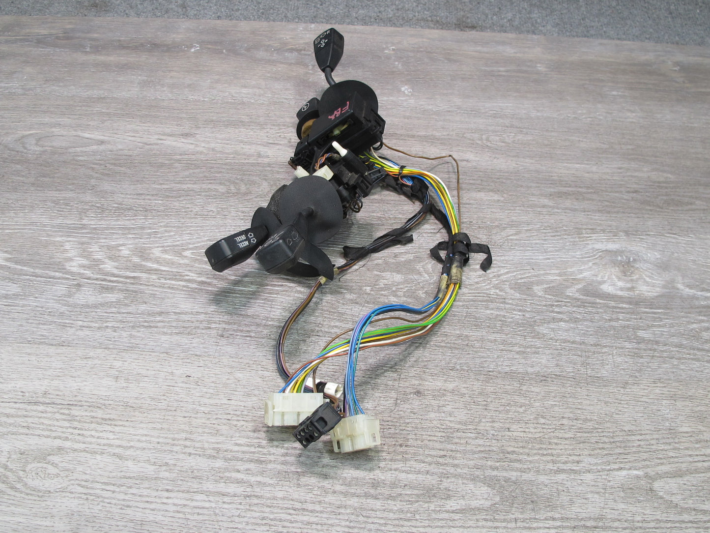 92-95 BMW E34 Sedan Steering Column Wiper Turn Signal Cruise Adjust Switch OEM