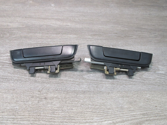 92-95 BMW E34 5-SERIES Set of 2 Rear Left & Right Exterior Door Handle Black OEM