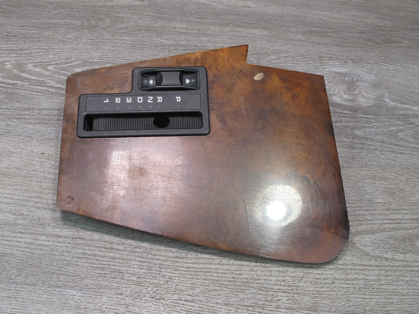 94-95 BMW E34 540i Asc+t A/T Automatic Transmission Shifter Trim w Indicator OEM