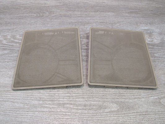 89-95 BMW E34 5-SERIES Sedan Rear Left & Right Deck Shelf Speaker Cover Set OEM