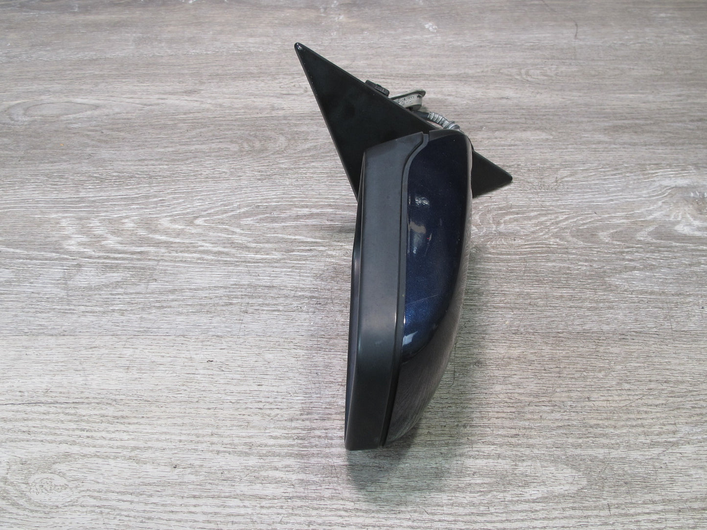 93-95 BMW E34 5-SERIES Right Passenger Door Power Heated Side Mirror Blue OEM