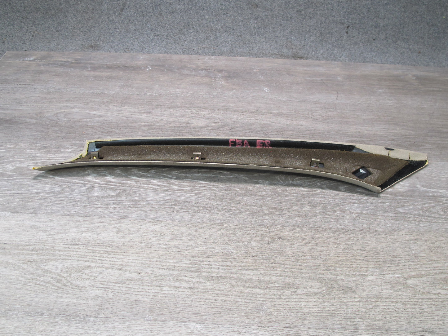 92-95 BMW E34 5-SERIES Set of 2 Front Right & Left A Pillar Trim Cover OEM
