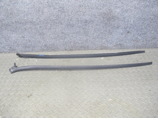 06-09 VW MK5 R32 GTI Rabbit Set of 2 Windshield Exterior Pillar Trim Molding OEM