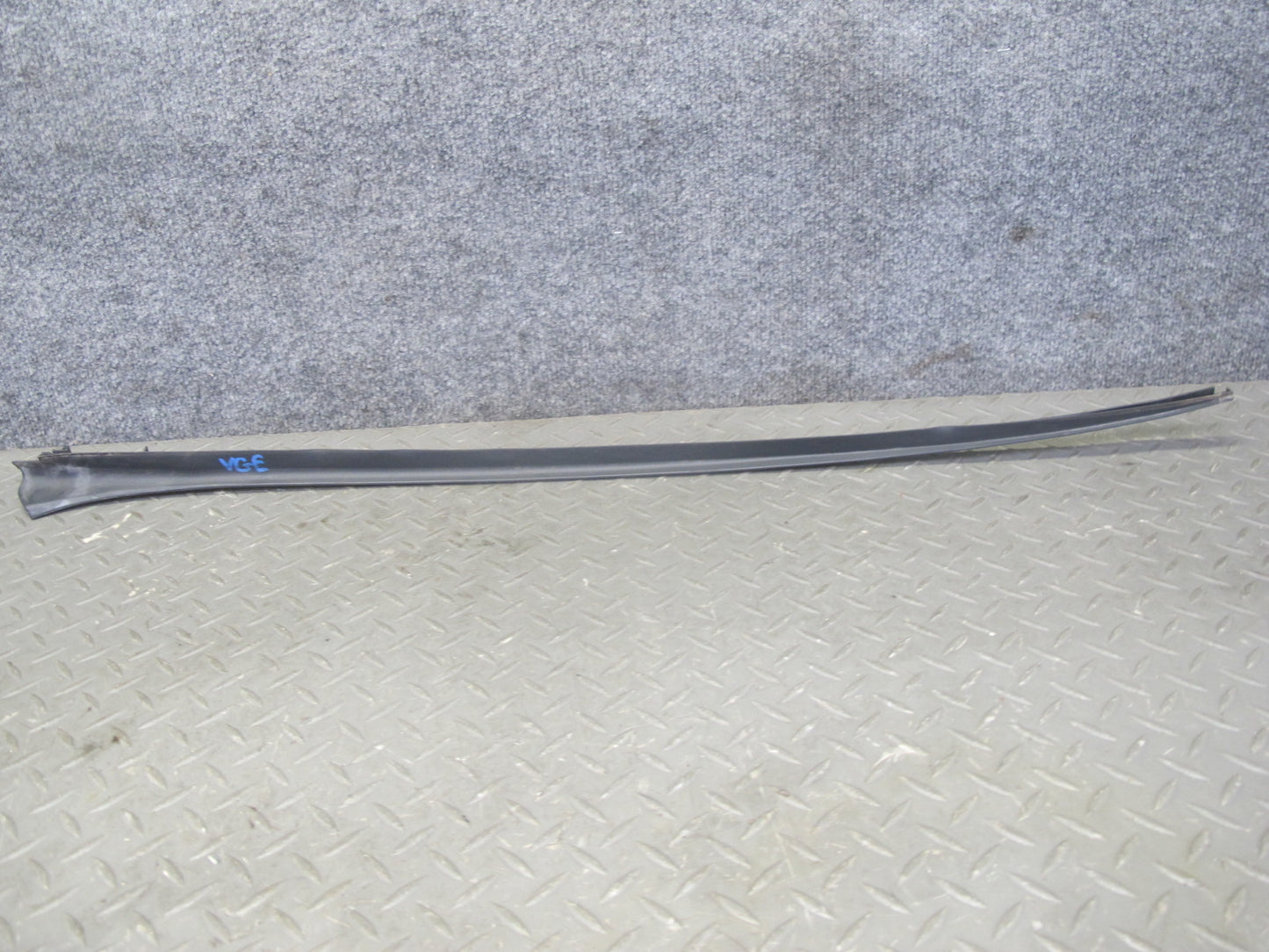 06-09 VW MK5 R32 GTI Rabbit Set of 2 Windshield Exterior Pillar Trim Molding OEM