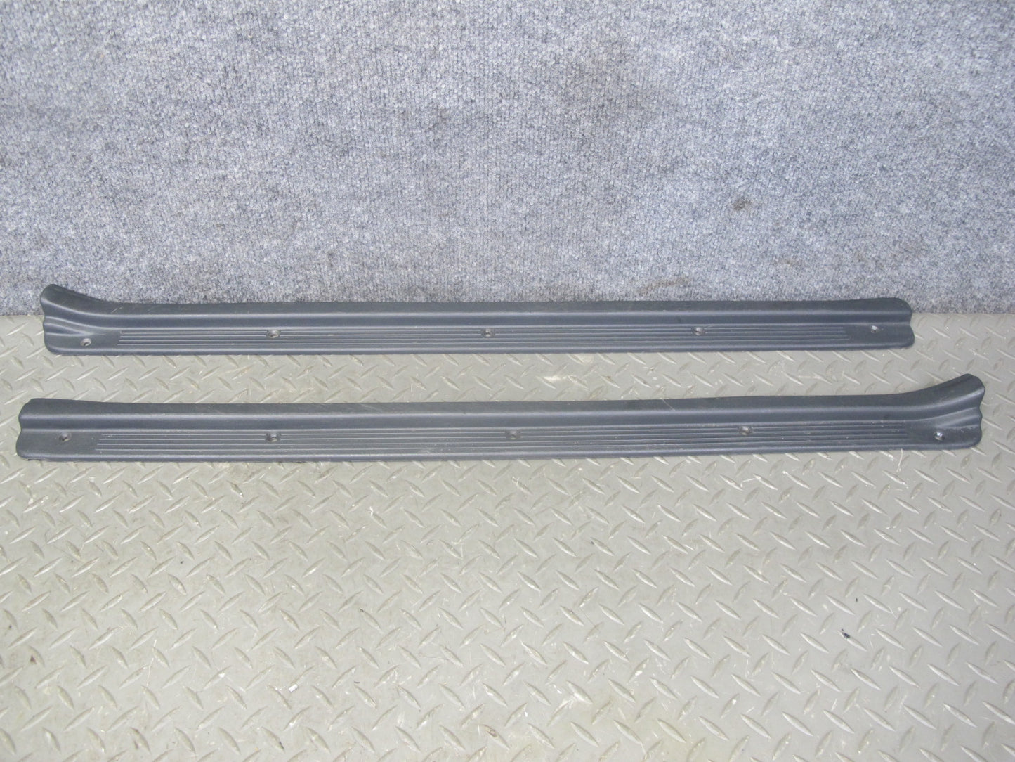 90-96 Nissan Z32 300ZX Coupe Set of 2 Door Scuff Sill Plate Trim OEM
