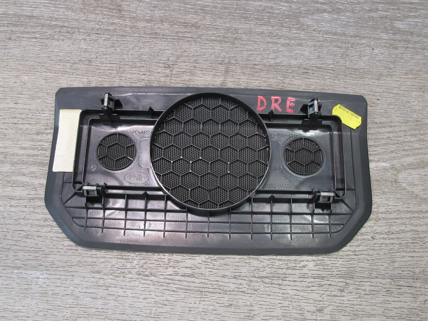 2012-2019 Range Rover Evoque L538 Dash Instrument Panel Speaker Grille Cover