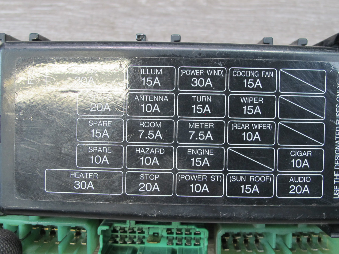 86-91 Mazda RX7 FC3S Interior Fuse Relay Box Module OEM