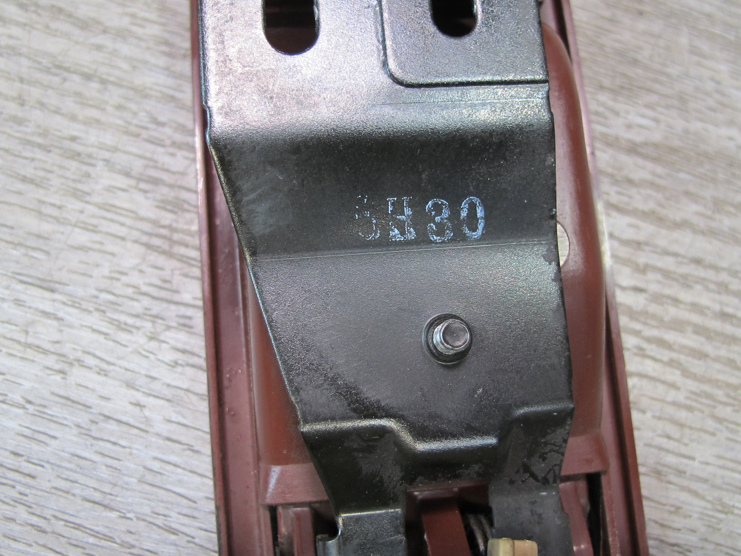 86-91 Mazda RX7 FC3S Set of 2 Left & Right Door Interior Handle RED OEM