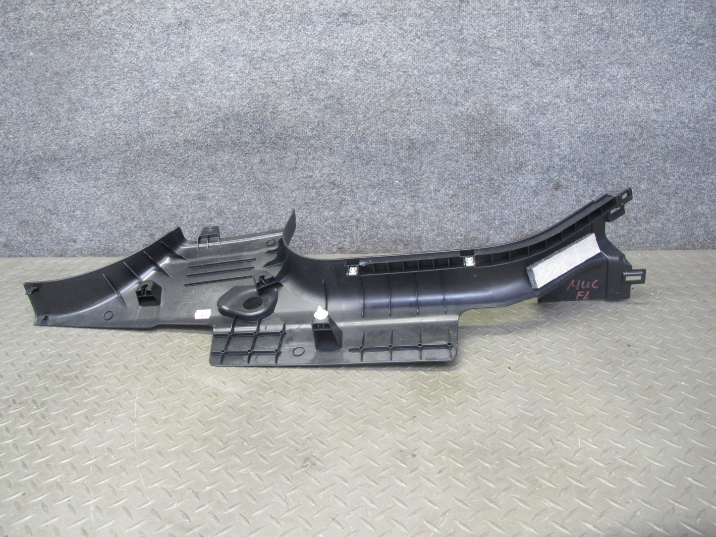 11-16 Mini Cooper R60 Countryman Rear Left Door Sill Trim Panel 9801273 OEM
