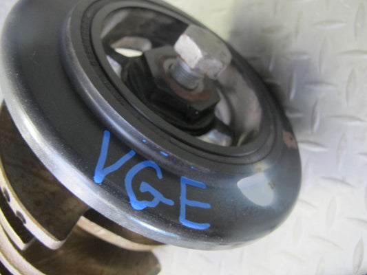 2008 VW Golf R32 VR6 Cbra 3.2L Engine Crankshaft w Bearings & Pulley 105K OEM