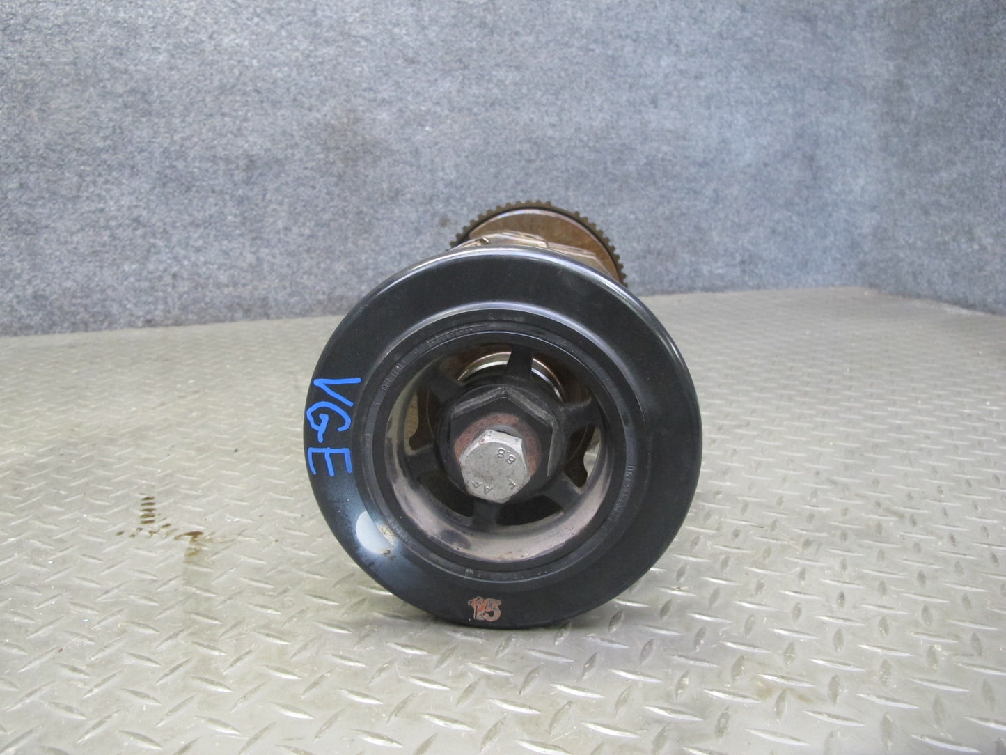 2008 VW Golf R32 VR6 Cbra 3.2L Engine Crankshaft w Bearings & Pulley 105K OEM