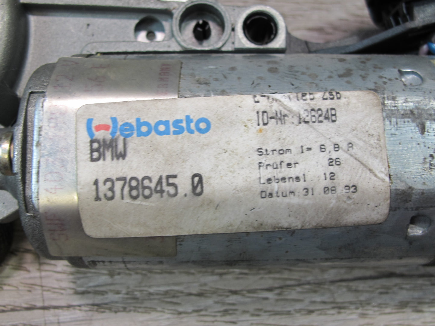 89-95 BMW E32 E34 7 5-SERIES Sedan Sunroof Window Motor Unit 1378645 OEM