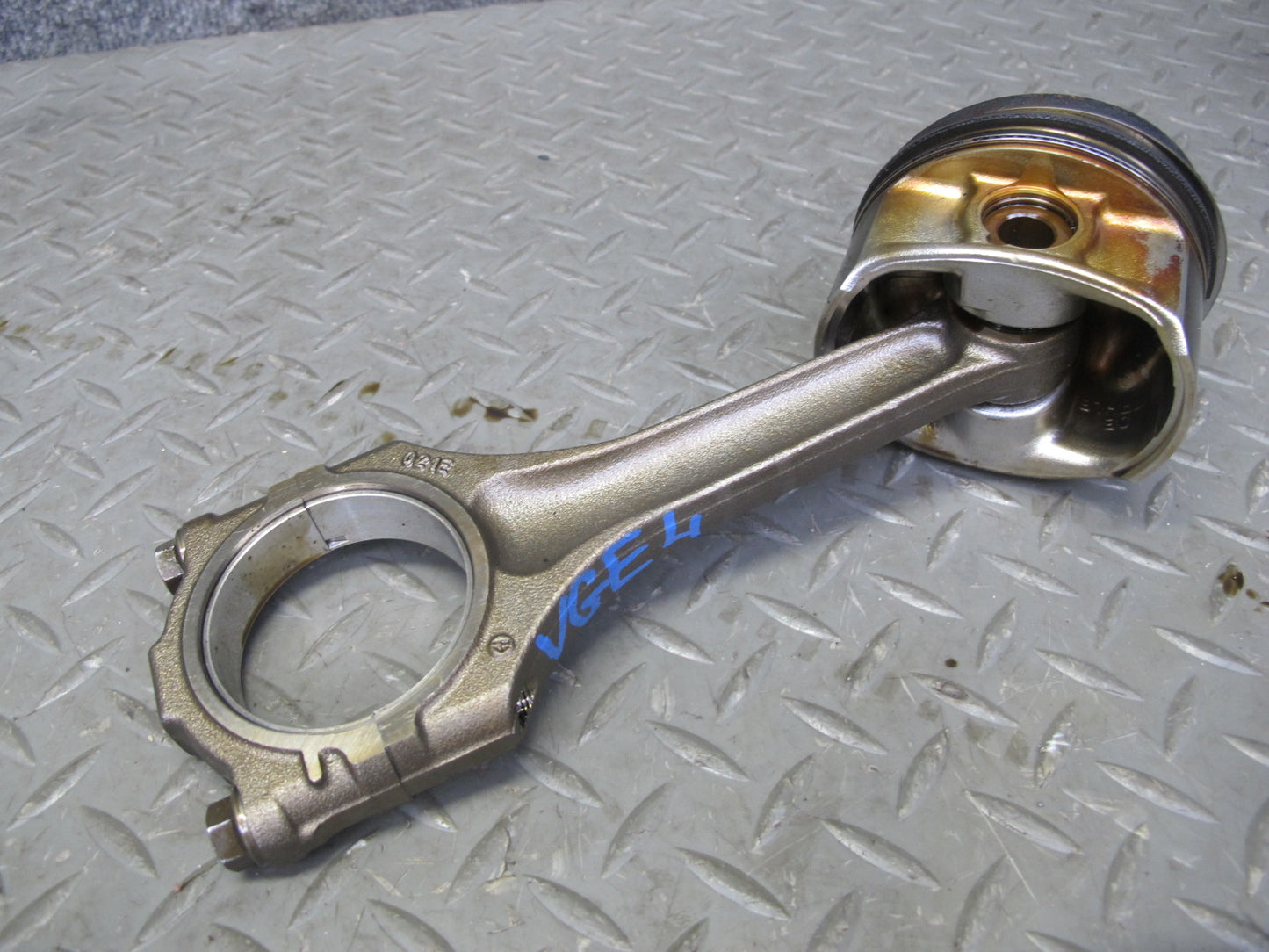 2008 VW Golf R32 MK5 VR6 3.2L Set of 6 Engine Piston Connecting Rod OEM