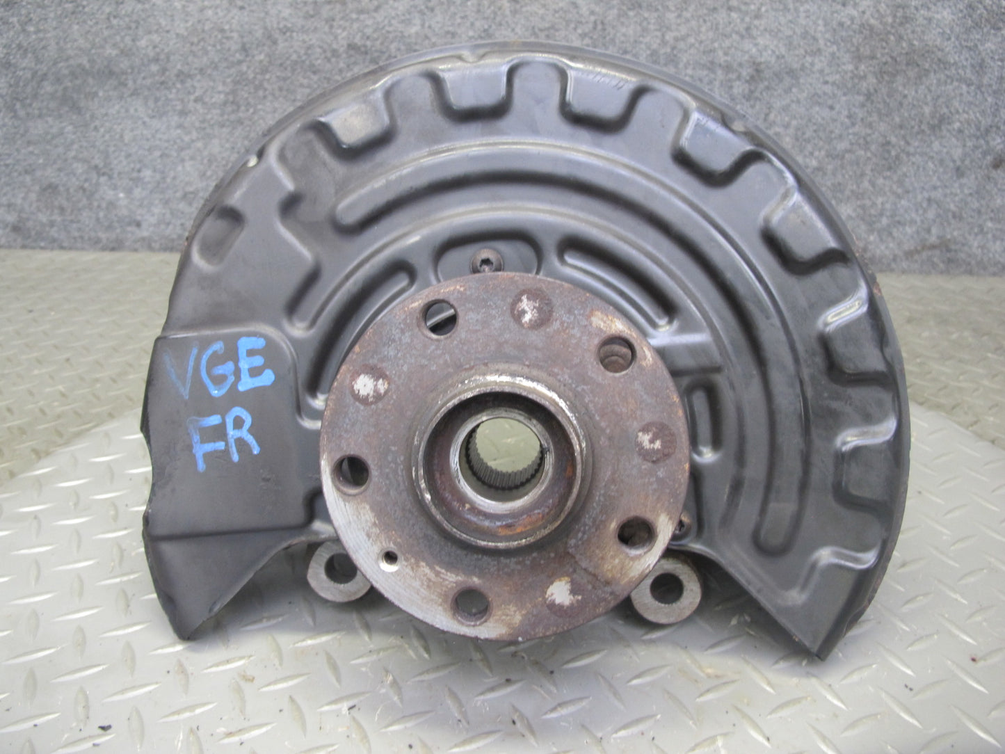 2008 VW R32 VR6 AWD Front Right Spindle Knuckle Wheel Hub Bearing 105K Miles OEM