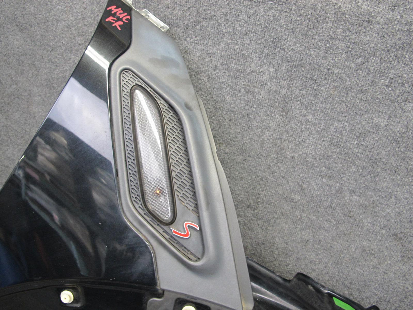 11-15 Mini Cooper R60 R61 Front Right Fender Shell Cover Panel w Turn Signal OEM