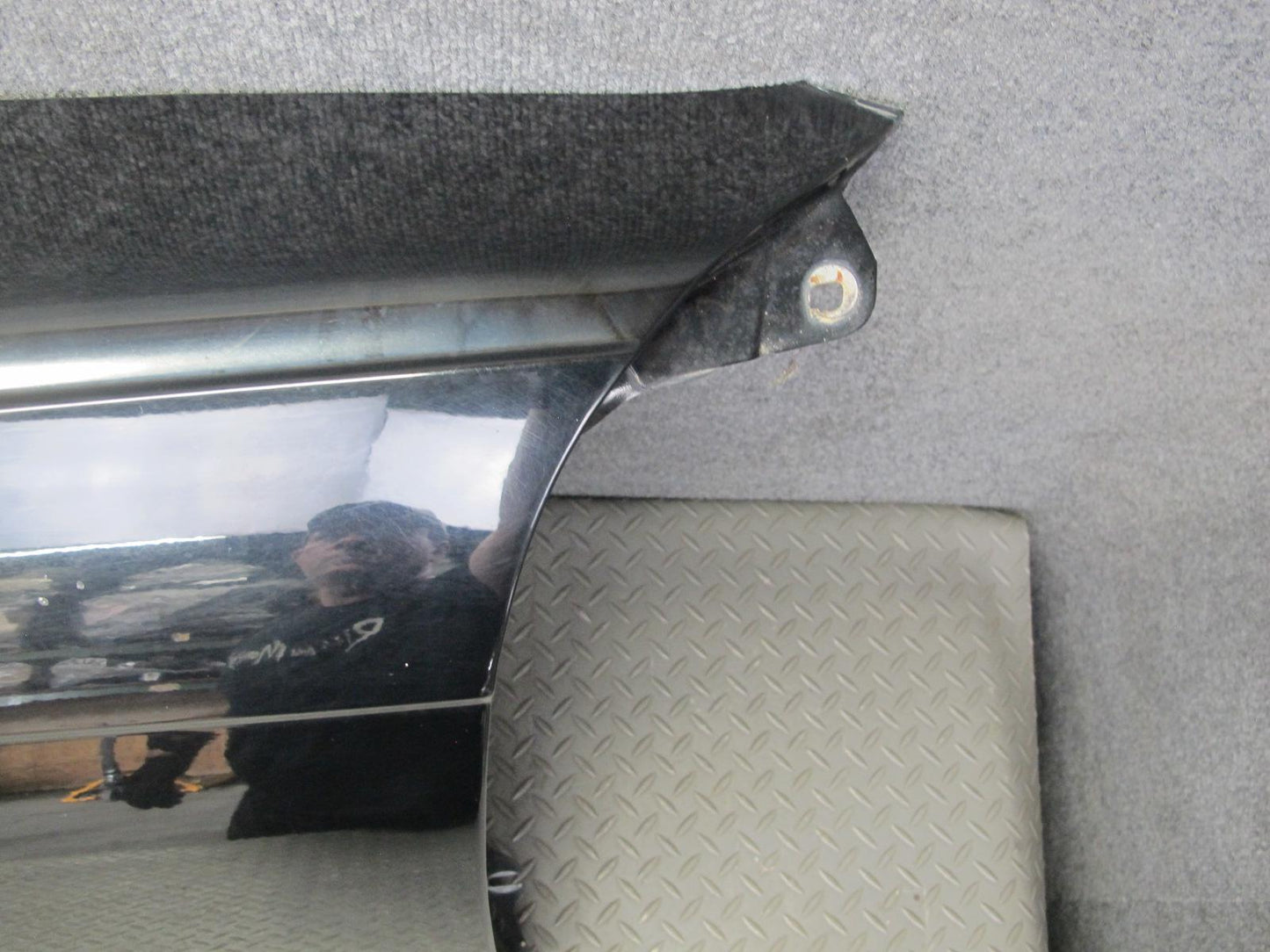 73-89 Mercedes R107 Front Left Fender Shell Cover Panel Black OEM