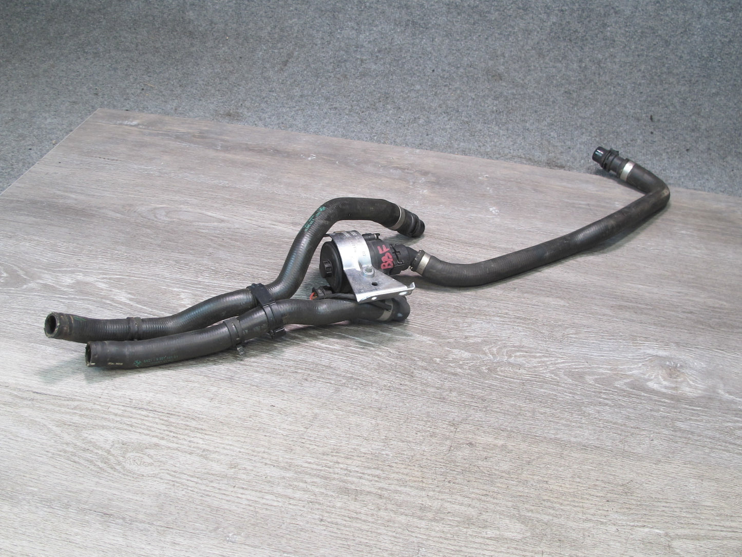 2015-2020 BMW F82 M4 Auxiliary AUX Water Pump w Hoses 9322071
