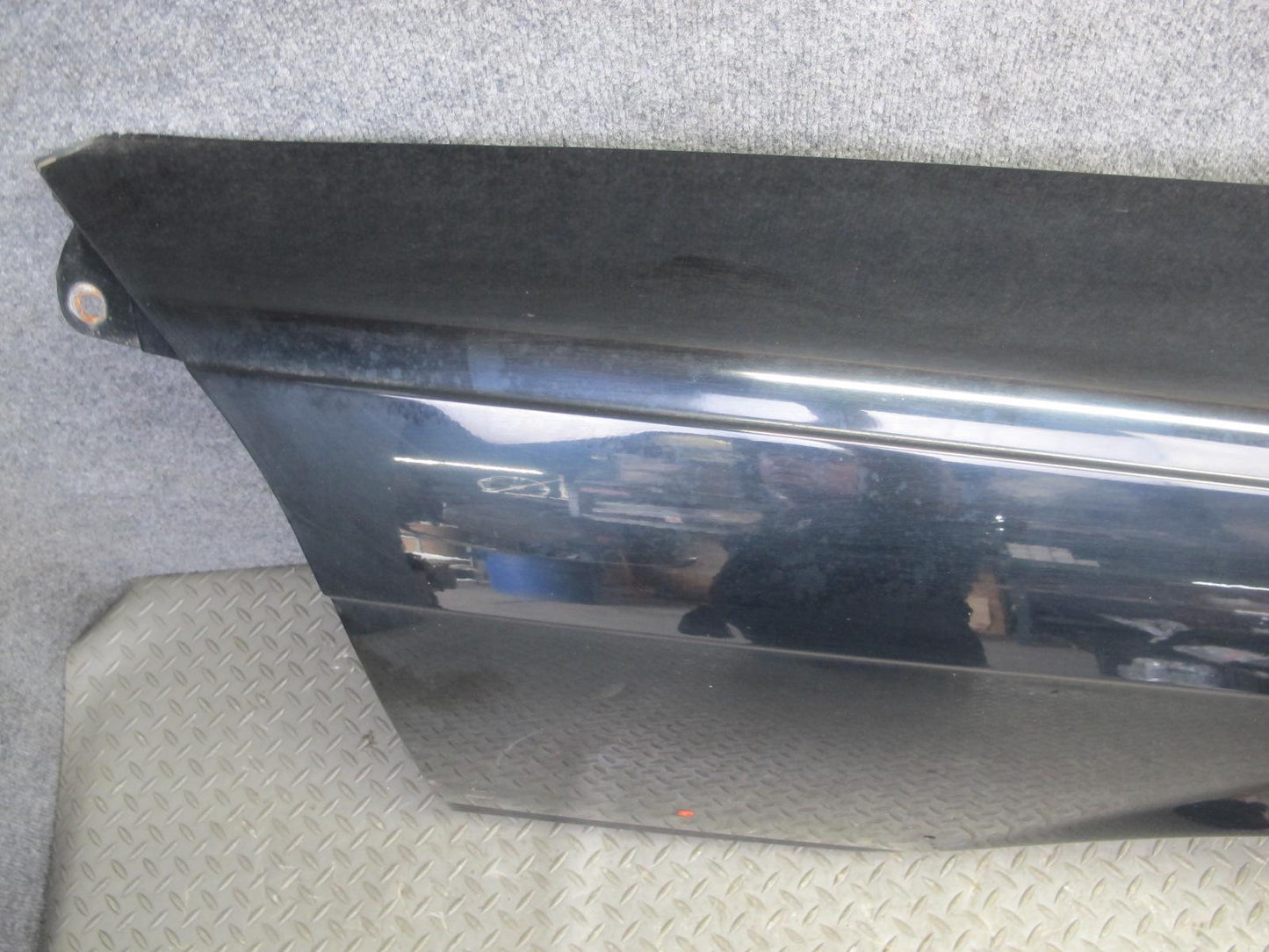 73-89 Mercedes R107 Front Right Fender Shell Cover Panel Black OEM